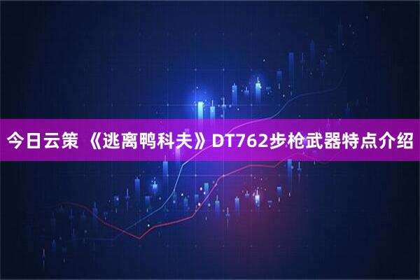 今日云策 《逃离鸭科夫》DT762步枪武器特点介绍