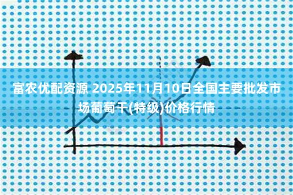 富农优配资源 2025年11月10日全国主要批发市场葡萄干(特级)价格行情